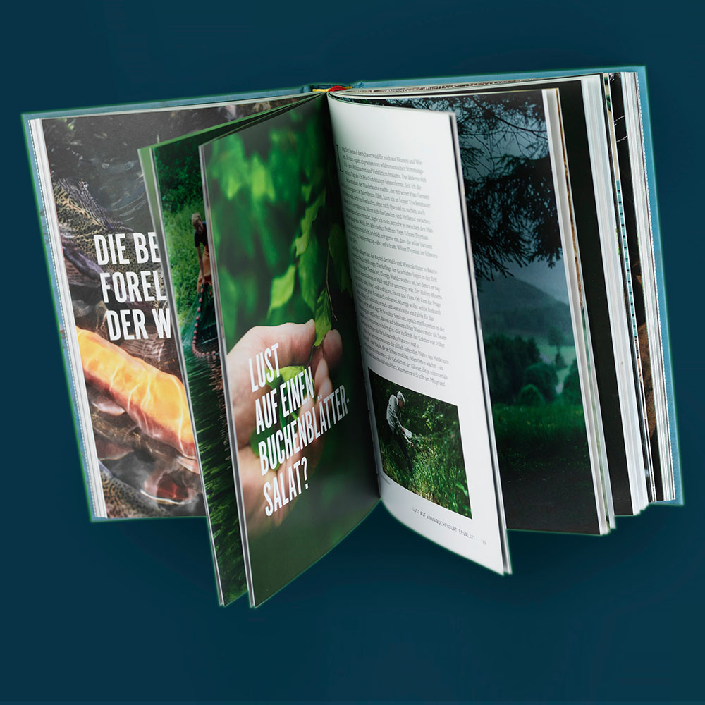 Einblick in Seiten, Schwarzwaldbuch, 8 grad verlag, Freiburg