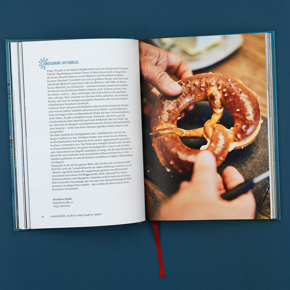 Doppelseite, Schwarzwaldbuch, 8 grad verlag, Freiburg