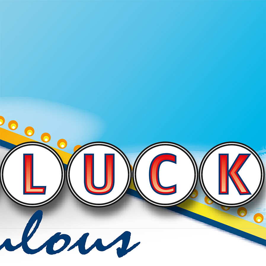 Ausschnitt, Glückwunschkarte für ein Las-Vegas-affines Brautpaar