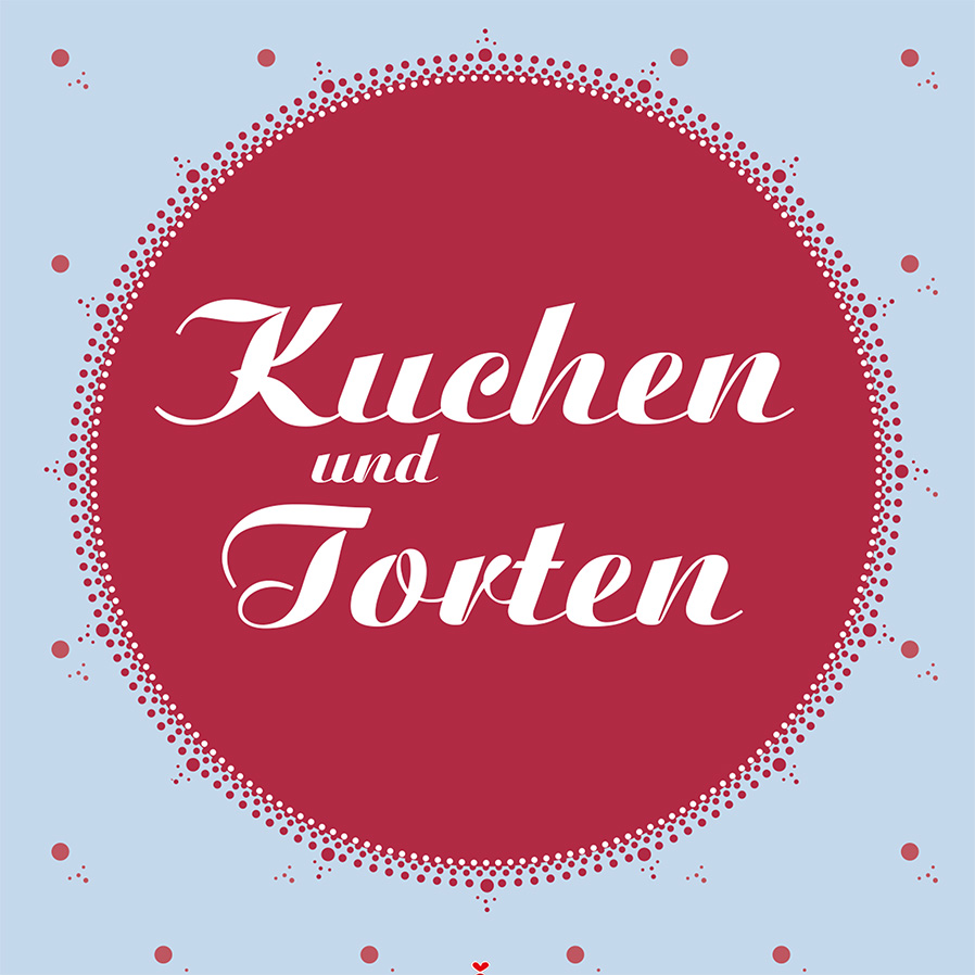 Titelseite Kuchen- und Tortenflyer